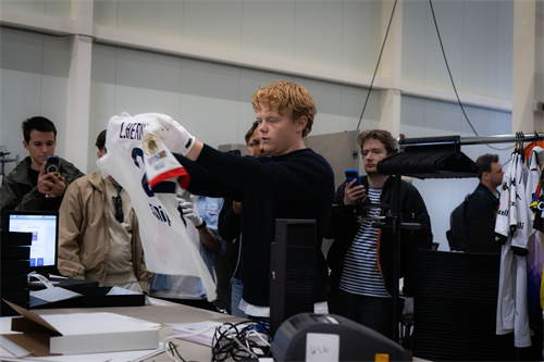 The warehouse storing Ronaldo & Messi's match-worn shirts