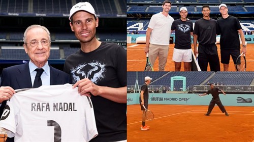 ?? | Bellingham & Sinner face Nadal & Courtois in Bernabeu tennis match