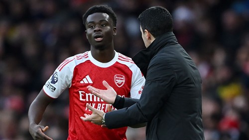 Arteta urges Saka to deliver for Arsenal following injury return