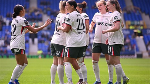 Two-goal Kerr matches Chelsea record in WSL thrashing of Everton