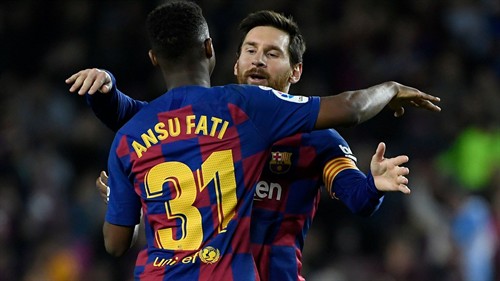 Ansu admits ‘playing against Lionel Messi was crazy’