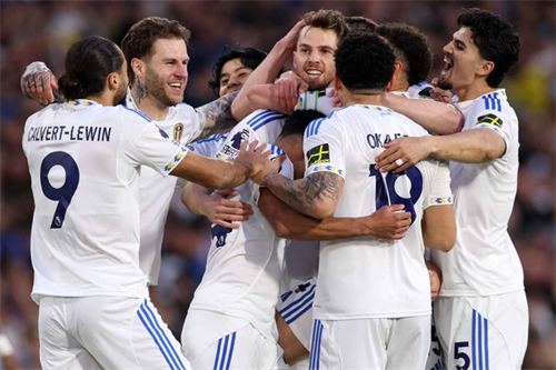 Leeds ease past Burnley to go nine points clear of 18th placed Tottenham