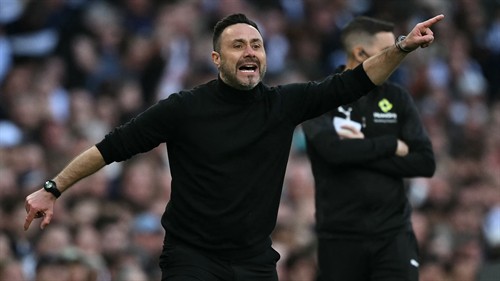 'Losers cry' - De Zerbi tells Spurs players to 'die on the pitch'