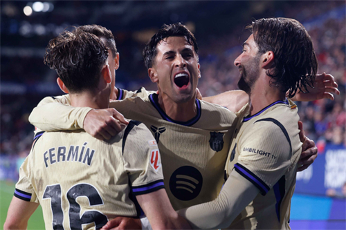 Barcelona 2-1 Osasuna: Barcelona have one hand on LaLiga title with edgy win over Osasuna