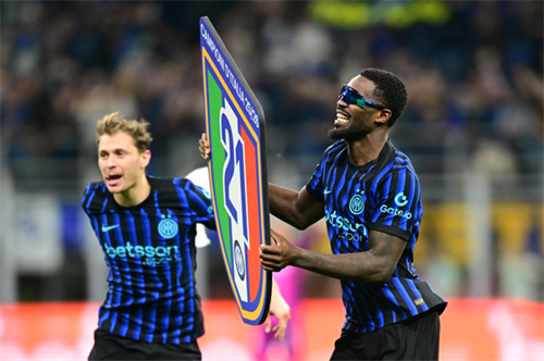 Marcus Thuram lauds teammate Nicolo Barella after Inter's Serie A title win
