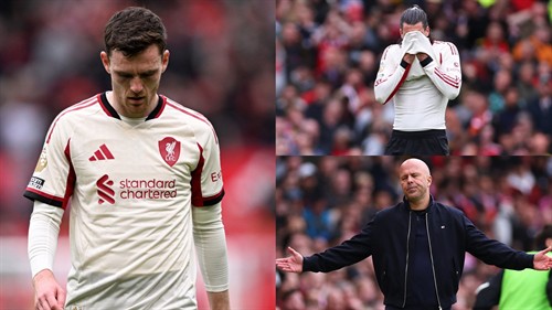 Robertson leads flops as Liverpool comeback falls short