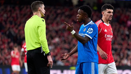 Referee breaks silence on Vinicius and Prestianni racism row