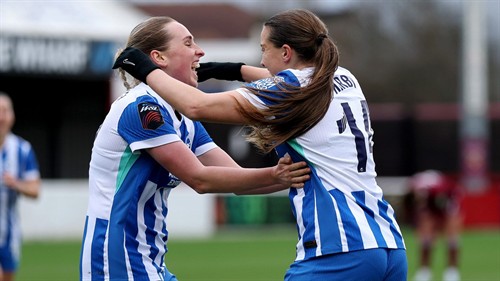 Lionesses icon Kirby still thriving as Brighton eye FA Cup glory
