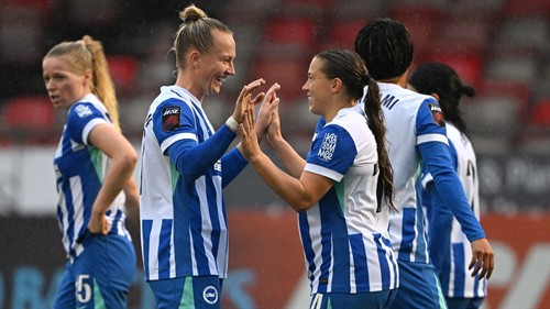 Lionesses icon Kirby still thriving as Brighton eye FA Cup glory