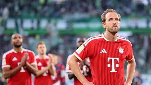 VIDEO: Penalty spot scuff that led to Harry Kane firing wildly wide for Bayern Munich - with ‘dirty tricks’ of Wolfsburg star Jeanuel Belocian caught on camera
