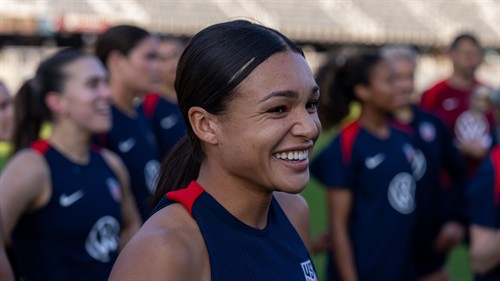 'Two things at once' - How Hayes, USWNT moms are changing the game