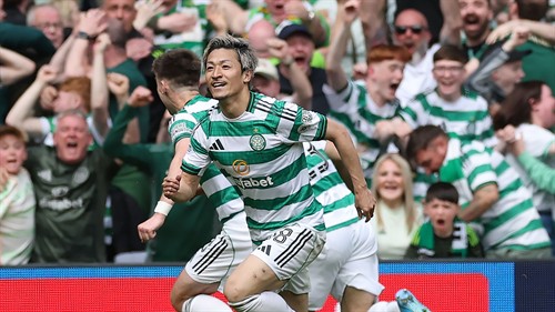 ??| Maeda scores unbelievable overhead kick as Celtic beat Rangers