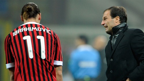 Allegri considering AC Milan exit amid Ibrahimovic feud