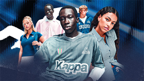 Hollister and Kappa collection blends soccer fanatics and Gen Z taste, somehow