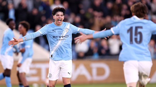 Guardiola hails Man City's FA Youth Cup winners