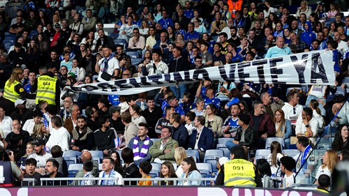 Perez argues with Real Madrid fans as security confiscate banners