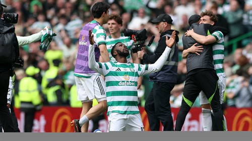 HUGE drama as Celtic beat Hearts to clinch title