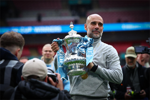 Pep Guardiola shuts down Man City exit talk after FA Cup final win