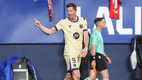 Flick: Lewandowski exit 'good' for Barca