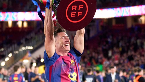 Flick: Lewandowski exit 'good' for Barca