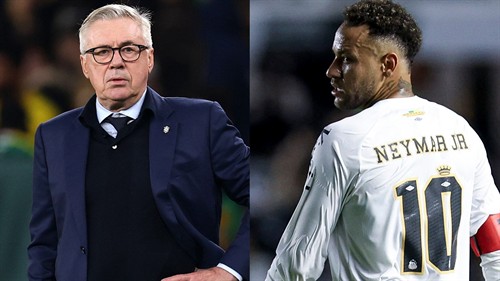 Ancelotti weighs up 'bombshell' Neymar World Cup call