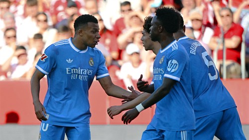 Mbappe outshone by Vinicius on return to Real Madrid starting XI
