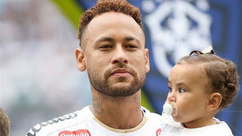 VIDEO: Neymar breaks down in tears as Brazil national anthem plays before Santos game with World Cup announcement imminent