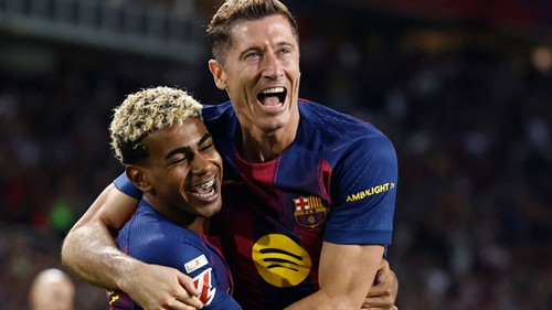 Yamal and De Jong lead tributes as Lewandowski bids farewell