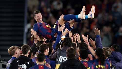 Lewandowski’s emotional farewell message to Barca team-mates revealed