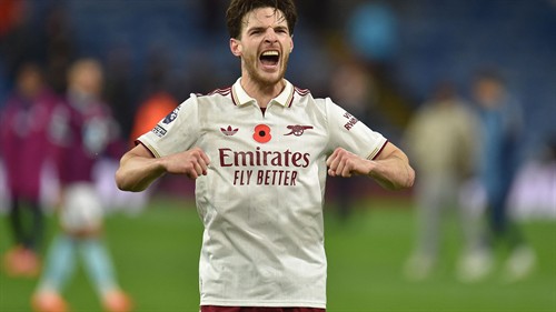 Get the bottle in! Arsenal players go wild after being crowned Premier League champions - with cheeky nod offered to critics as Declan Rice updates ‘done’ message