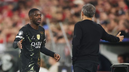 Enrique hails Dembele's defensive mindset