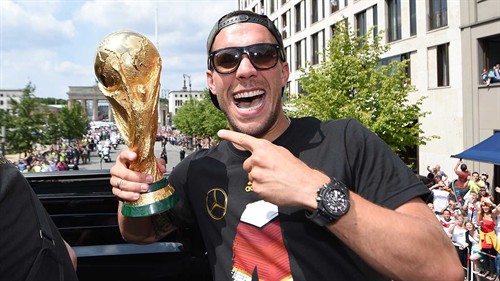 World champion Podolski hangs up his boots
