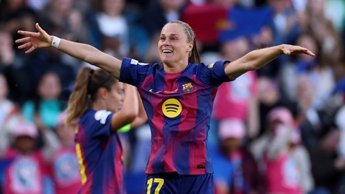 Pajor fires Barca to fourth Women's Champions League title