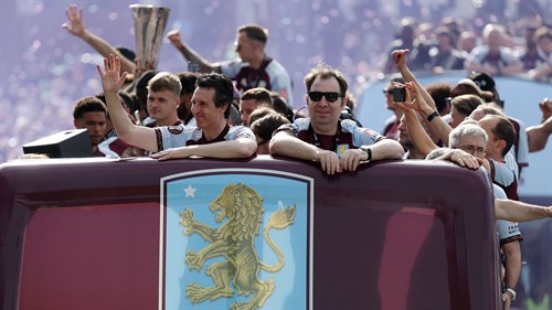 Emery struggling to pick best Villa XI after UEL final celebrations