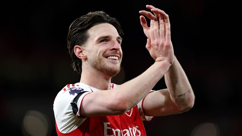 Rice did ‘12 laps’ rather than watch Arsenal title confirmation