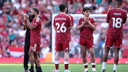 Salah breaks down in tears after final Liverpool appearance