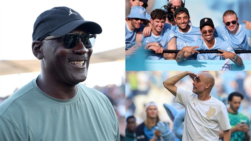 NBA legend Jordan leads tributes to Pep at Man City farewell party