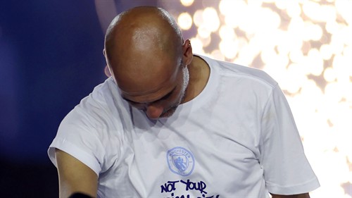 NBA legend Jordan leads tributes to Pep at Man City farewell party