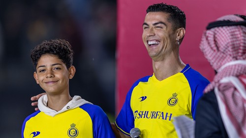 Cristiano Ronaldo’s son Mateo scores long-range free-kick as Georgina Rodriguez shares ‘like dad’ footage