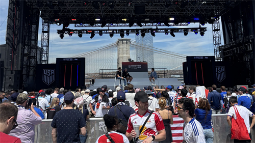 'That's America' - how rooftop event brought tepid USMNT to life