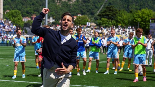 Fabregas eyes next level after Como's UCL feat