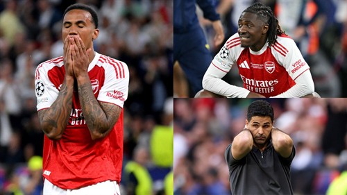 Gabriel goes from hero to zero in Arsenal's UCL final heartbreak