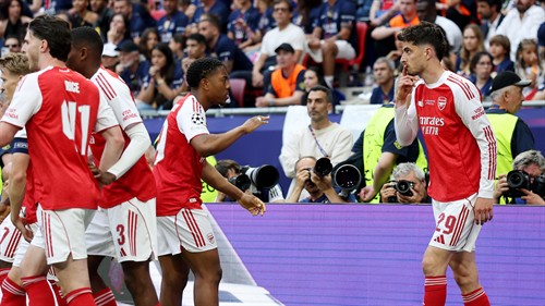 Kai Havertz fires Arsenal into the lead and joins Cristiano Ronaldo in exclusive Champions League final club with early goal against PSG