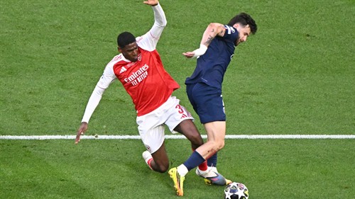 Arsenal's defence crumbled at the expected weak spot, and their most dangerous weapon failed to make an impact against PSG