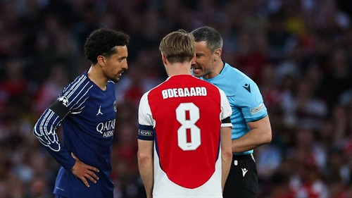 Odegaard hails Marquinhos for Gabriel gesture