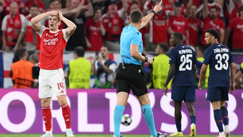 Arsenal's defence crumbled at the expected weak spot, and their most dangerous weapon failed to make an impact against PSG
