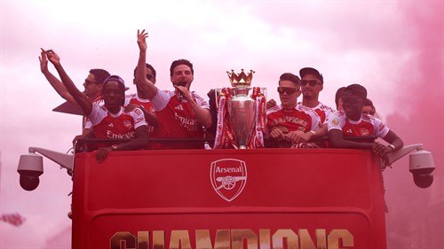 ‘Heard it here first’ - Rice makes trophy promise after title win
