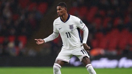 England squad numbers reveal hints at Rashford starting role