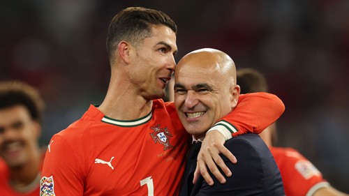 ‘Tricks from the GOAT!’ - Cristiano Ronaldo teaching his children how to showboat as Georgina Rodriguez captures garden masterclass on camera