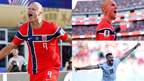 Welcome to the party, Erling! Haaland powers Norway to opening win